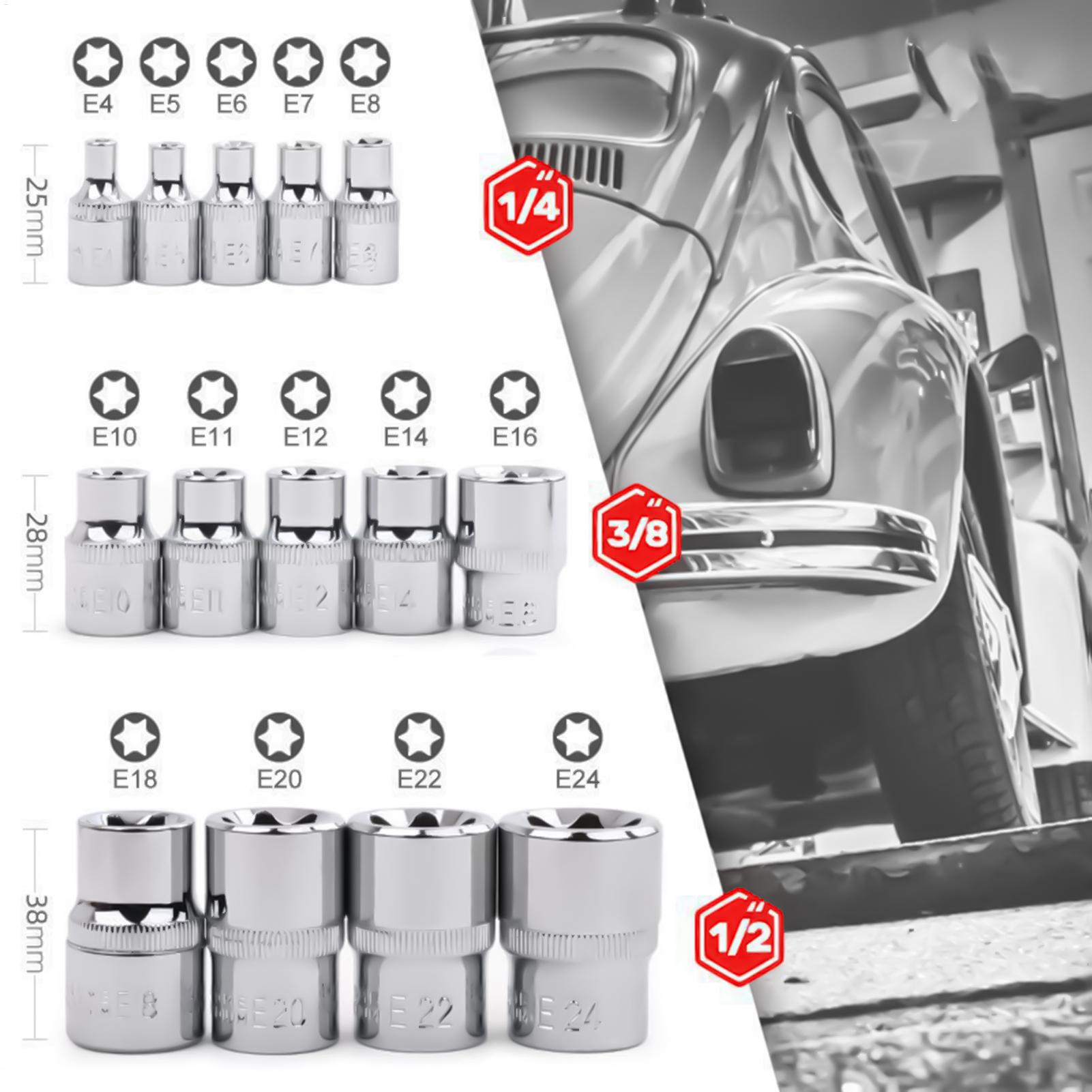 Socket Set - 소켓 세트 휴대용 고강도 다기능 휴대용