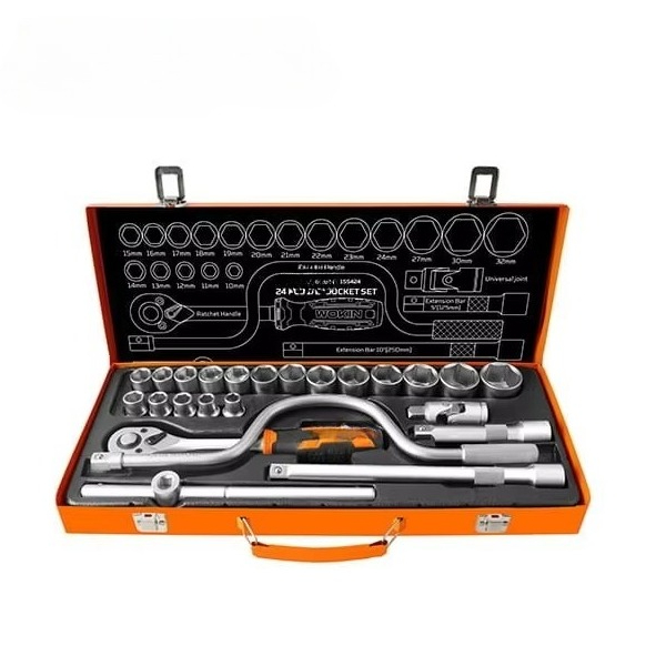 Socket Set - 155424 24개 1/2인치 공구 렌치 도구