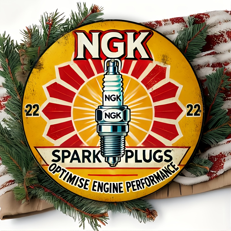 NGK 스파크 플러그 금속 주석 표지판, 20.32x2 - Spark Plug 리뷰 및 가격