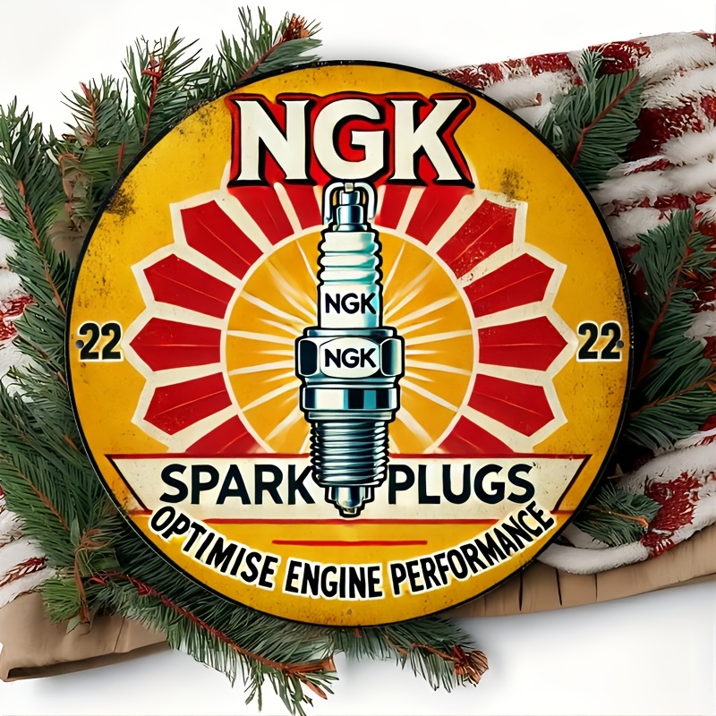 NGK 스파크 플러그 금속 주석 표지판, 20.32x2 - Spark Plug 리뷰 및 가격