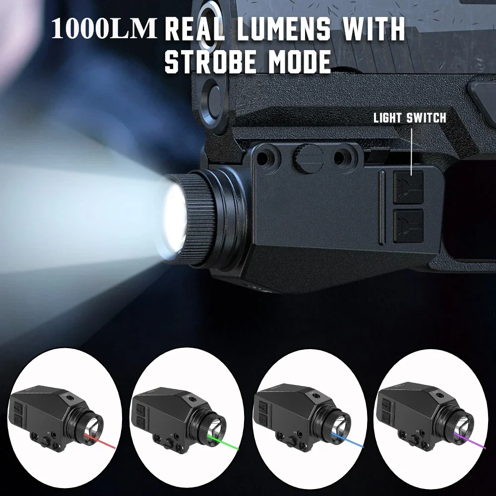 1000LM 전술 LED 손전등 콤보 레드/그린/블루/ - Timing Light Gun 리뷰 및 가격