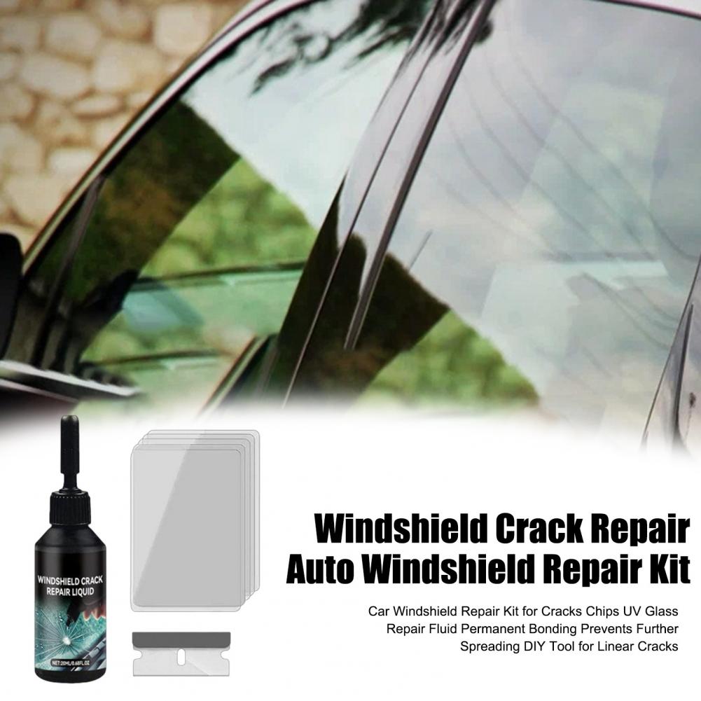 자동차 앞 유리 수리 키트, 균열 및 파손용, UV 유 - Car Repair Tools 리뷰 및 가격