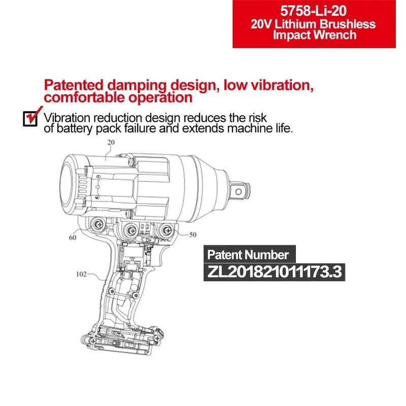 데본 20V 대형 토크 3단 토크 설정 임팩트 렌치 2 - Torque Wrench 리뷰 및 가격