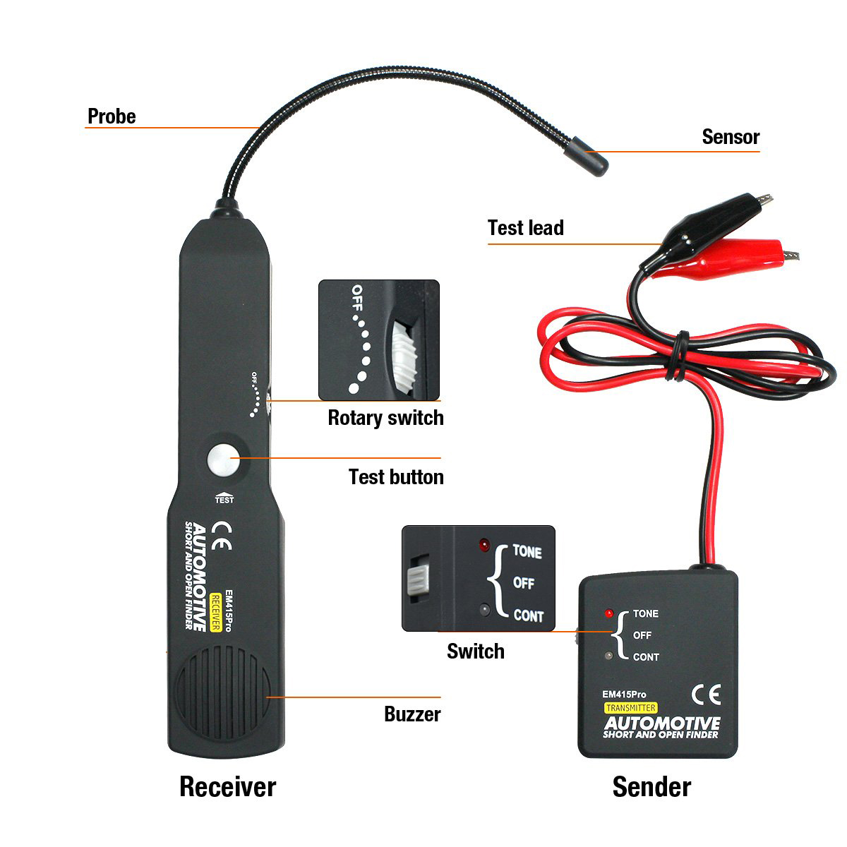 EM415 PRO 자동차 짧은 케이블 추적기 개방선 탐 - Car Diagnostic Tool 리뷰 및 가격