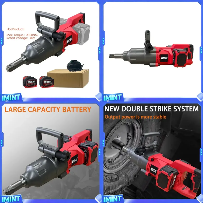 40V 3100NM 1인치 브러시리스 모터 고토크 무선 - Torque Wrench 리뷰 및 가격