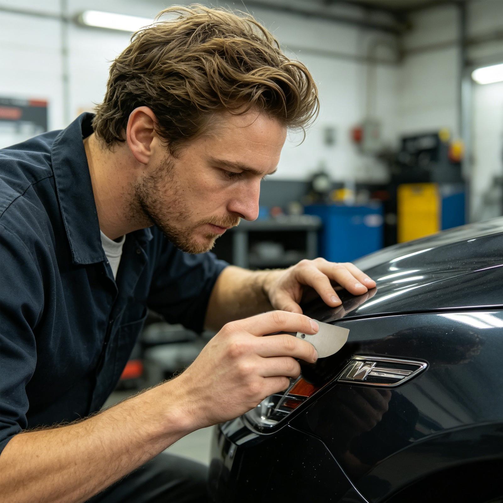 페인트 청소 도구 자동차 페인트 수리 스크레이퍼 곡선형 - Car Repair Tools 리뷰 및 가격